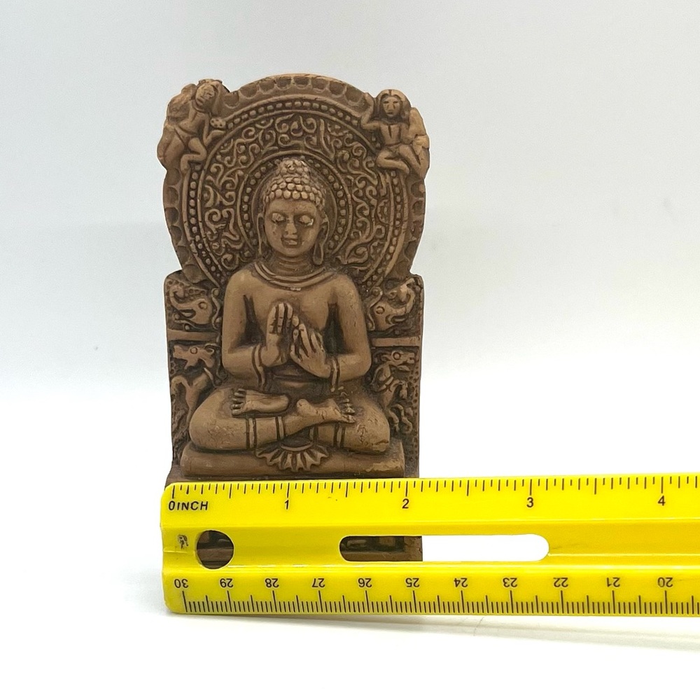 Vintage Seated Buddha of Saranath Figure - Picture 13 of 14